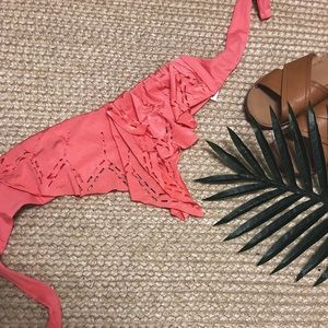 L*Space Watermelon Ruffle Top